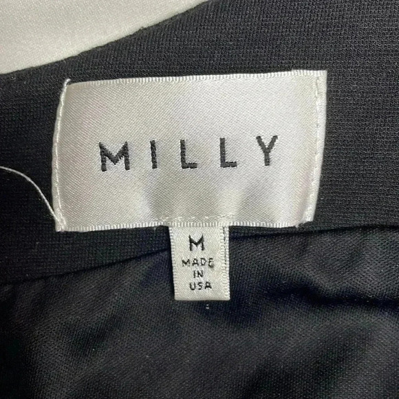 Milly Black Dress sz M - Picture 3 of 4